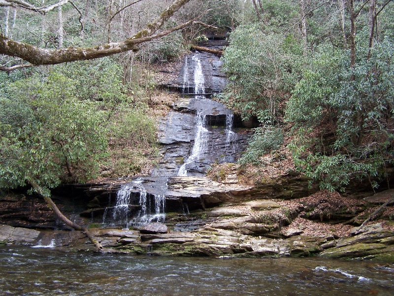 Waterfall on Deep Creek near Franklin